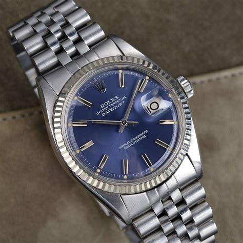 rolex 1601 baby blue|rolex datejust 1601 review.